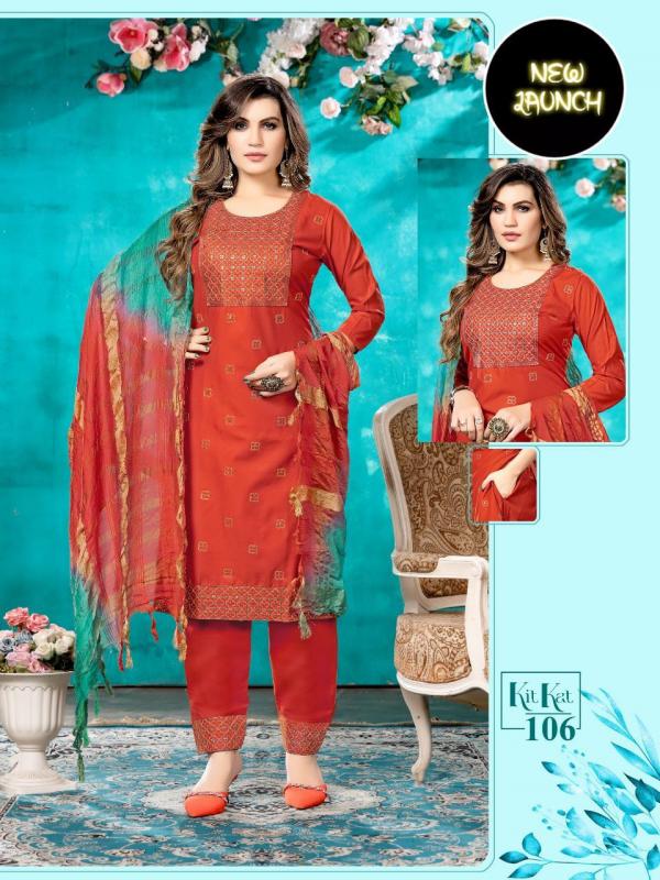 Beauty Fashion Kit Kat 1 Festive Wear Kurti Pant And Dupatta